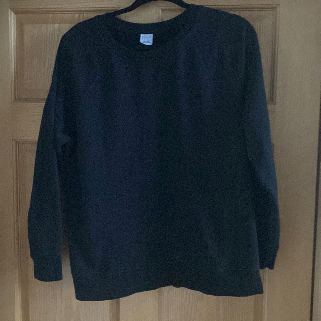 Solid Black Sweatshirt